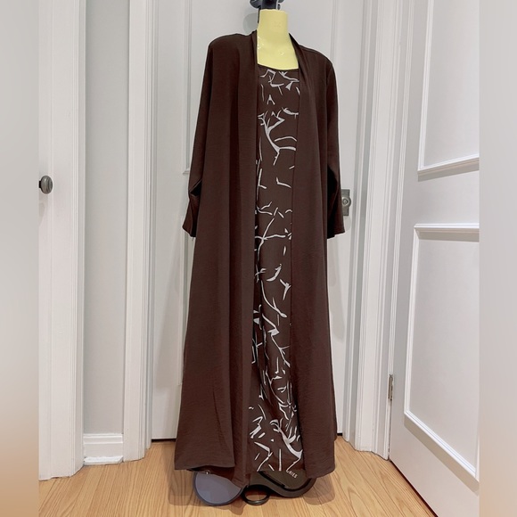 NWT ** Layer Abaya Dress, Maxi Layer Dress - Picture 3 of 6